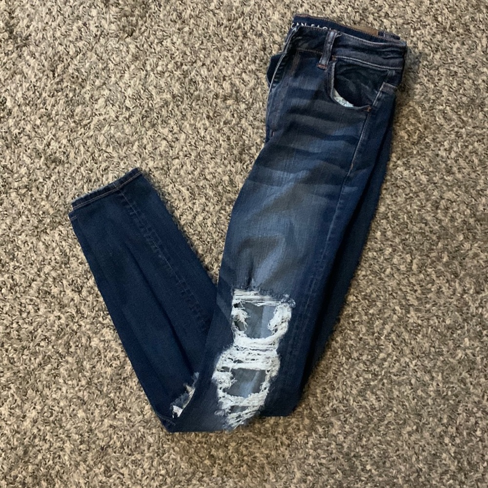 Ripped American Eagle Jeans Size 10